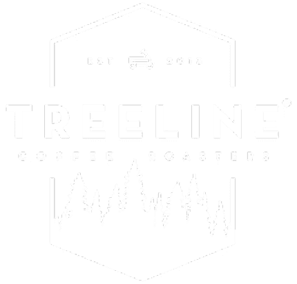 Treeline RR primary white logo on transparent background.