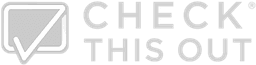 Check This Out logo in gray text
