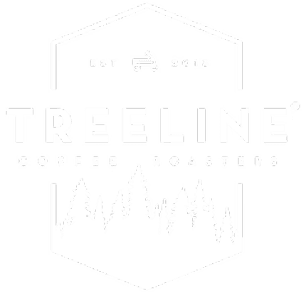 Treeline RR primary white logo on transparent background.